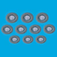 Led Lights 10 Pack White 30mm Round Kit