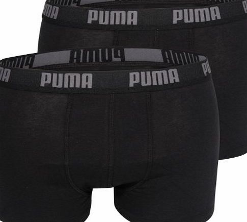 Puma - Boxer shorts underwear mens Basic various colours pack of 8 - L, Cotton, Black