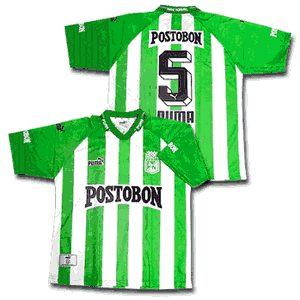 Puma 00-01 Atletico Nacional Home shirt