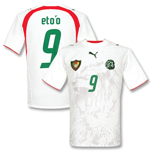 06-07 Cameroon 3rd Shirt + No.9 Etoand#39;o