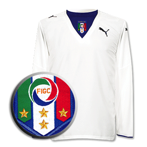 06-07 Italy Away L/S 4 Star Shirt