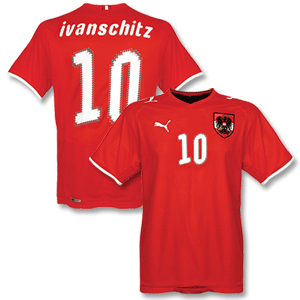 Puma 08-09 Austria Home shirt   Ivanshitz No.10