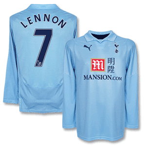 08-09 Tottenham Away L/S Shirt + Lennon 7