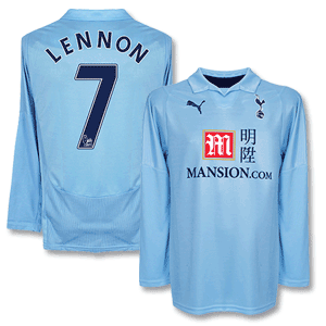 Puma 08-09 Tottenham Away L/S Shirt   Lennon 7
