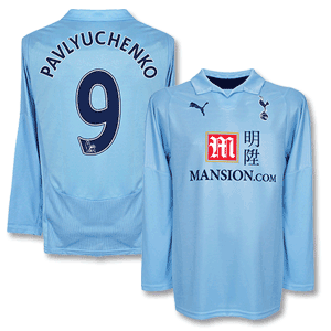 Puma 08-09 Tottenham Away L/S Shirt   Pavlyuchenko 9