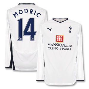 Puma 08-09 Tottenham Home L/S Shirt   Modric 14