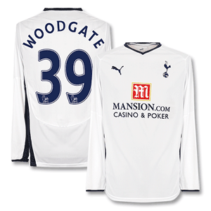 Puma 08-09 Tottenham Home L/S Shirt   Woodgate 39