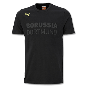 Puma 12-13 Borussia Dortmund Graphic T-Shirt - Black