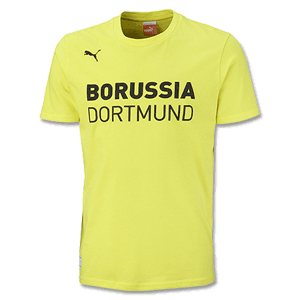 Puma 12-13 Borussia Dortmund Graphic T-Shirt - Yellow