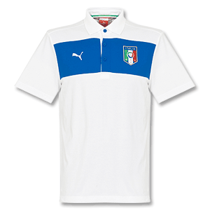 12-13 Italy Polo Shirt - White/Royal
