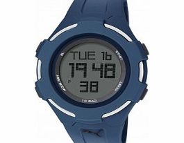 Puma Active Dark Blue Tide LCD Watch