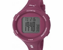 Puma Active Step Purple Digital Chronograph Watch