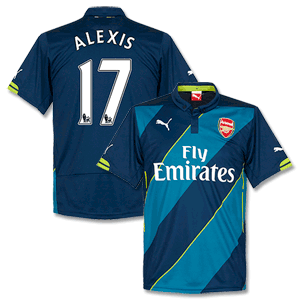 Puma Arsenal 3rd Alexis No.17 Shirt 2014 2015 (PS Pro