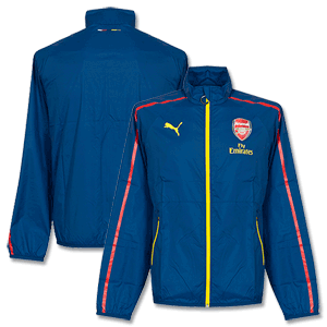 Arsenal Anthem Jacket - Navy 2014 2015