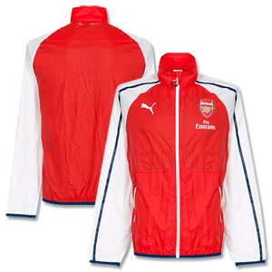 Arsenal Anthem Jacket - Red 2014 2015