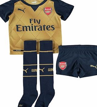 Puma Arsenal Away Mini Kit 2015/16 Gold 748029-08