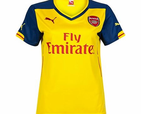 Puma Arsenal Away Shirt 2014/15 - Womens Yellow