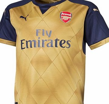Puma Arsenal Away Shirt 2015/16 - Kids Gold 747575-08