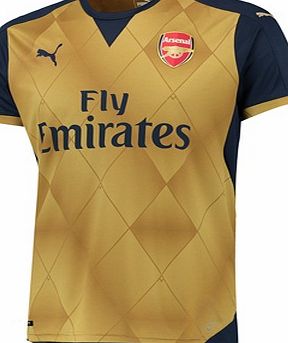 Puma Arsenal Away Shirt 2015/16 Gold 747568-08