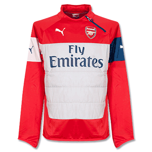 Puma Arsenal Padded Training Top - Red/Grey 2014 2015