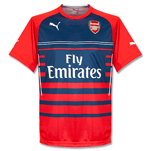 Arsenal Prematch Top - Red 2014 2015