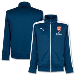 Puma Arsenal T7 Anthem Jacket - Navy 2014 2015
