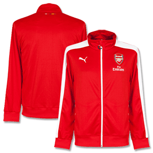 Puma Arsenal T7 Anthem Jacket - Red 2014 2015