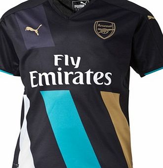 Puma Arsenal Third Shirt 2015/16 - Kids Black 747577-04