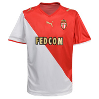 Puma AS Monaco Home Shirt 2008/09.