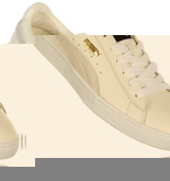 Basket Classic White Leather Trainers