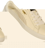 Puma Basket Classic White Leather Trainers