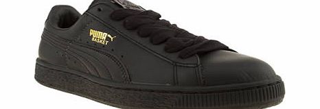 Puma Black Basket Trainers