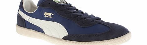 Puma Blue Super Liga Og Retro Trainers