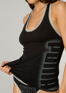 Graffiti Cat racer back tank top