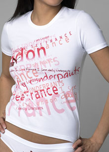 Typographic Cat short sleeve t-shirt