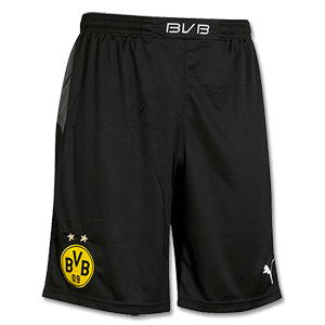 Puma Borussia Dortmund Black GK Shorts 2013 2014