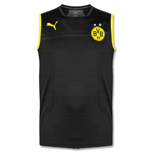 Puma Borussia Dortmund Black Sleeveless T-Shirt 2013
