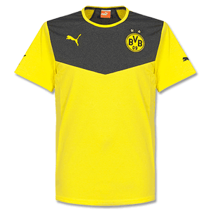 Puma Borussia Dortmund Yellow T-Shirt 2013 2014