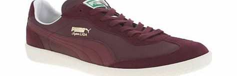 Puma Burgundy Super Liga Og Trainers