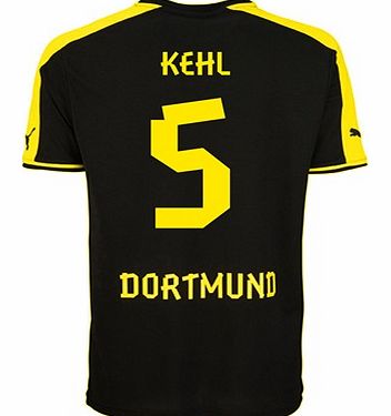 Puma BVB Away Shirt 2013/14 with Kehl 5 printing