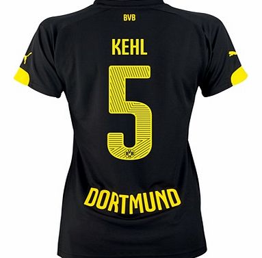 Puma BVB Away Shirt 2014/15 - Womens Black with Kehl