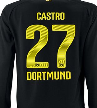 Puma BVB Away Shirt 2014/16 - Long Sleeve with Castro