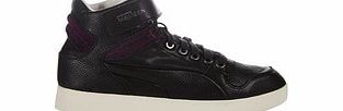 PUMA by Alexander McQueen Street Climb black leather sneakers