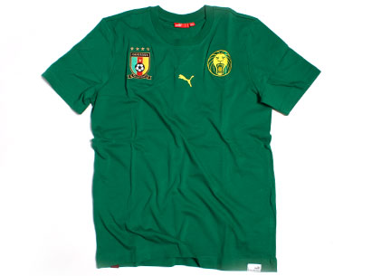 Cameroon 2010 SS Authentic T-Shirt