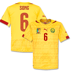 Cameroon Away Song Shirt 2014 2015