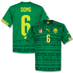 Puma Cameroon Home Song Shirt 2014 2015