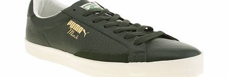 Puma Dark Green Match Vulc Trainers