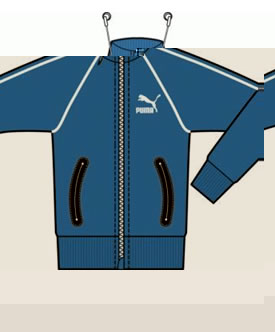 Edition Track Jacket Bluejay