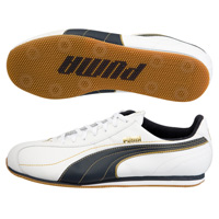 Puma Esito L Trainers - White/Navy.