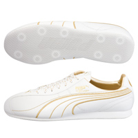 Puma Esito WP Trainers - White/Metallic Gold.